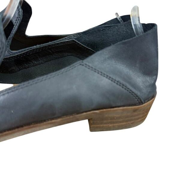 Lucky Brand Cahill Women Black Leather Slip On Loafers Flats Shoes Round Toe 7.5 - Picture 9 of 16